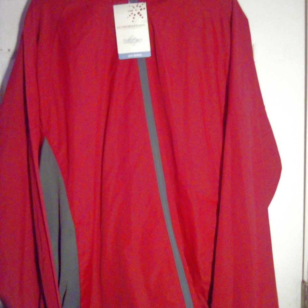 Women's Red and Gray Utility Jacket